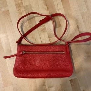 Leather crossbody bag